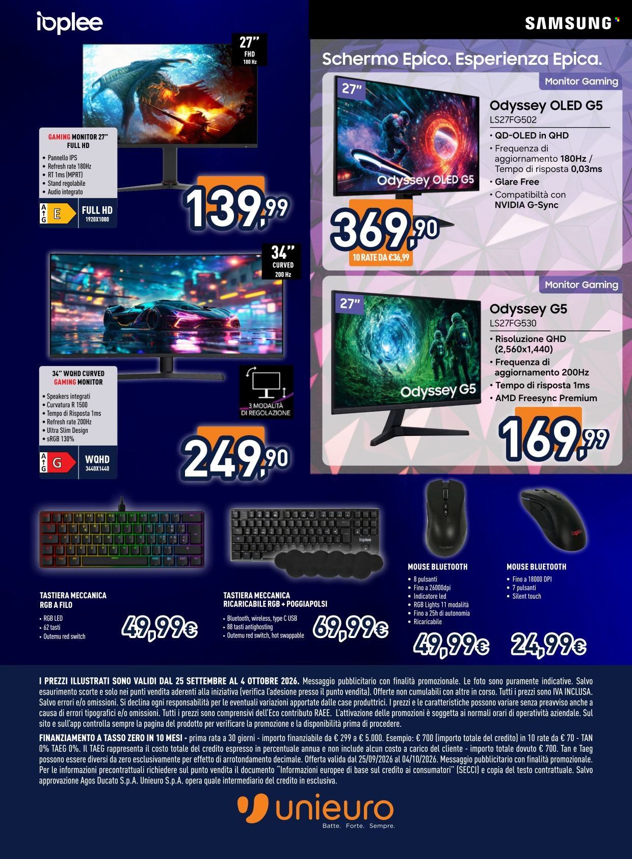 Volantino Unieuro - 25/9/2026 - 4/10/2026. Pagina 6