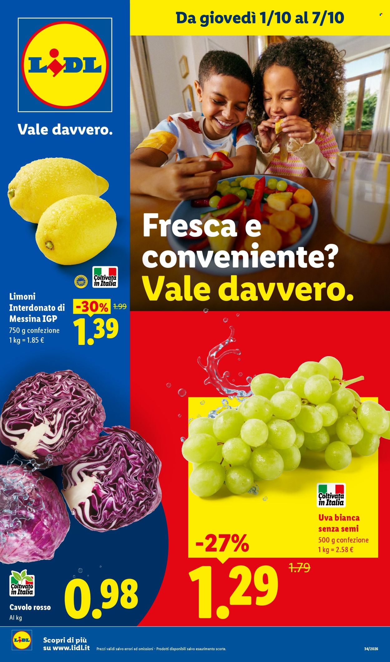 Volantino Lidl - 1/10/2026 - 7/10/2026. Pagina 1