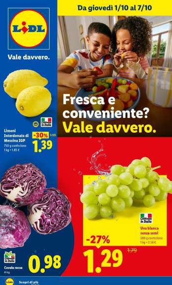 Volantino Lidl - 1/10/2026 - 7/10/2026.