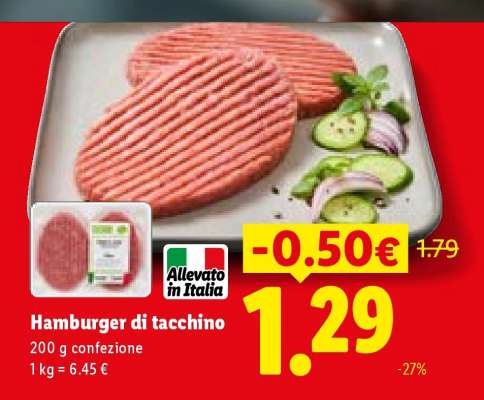 Hamburger Di Tacchino