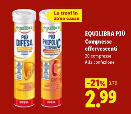 Equilibra Più Compresse effervescenti