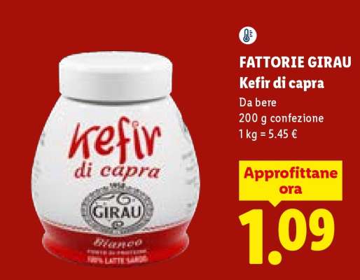 FATTORIE GIRAU Kefir di capra