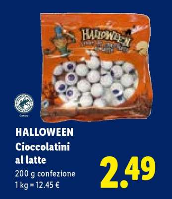Halloween Cioccolatini al latte
