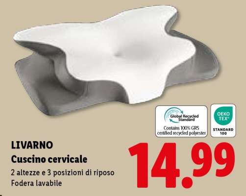 LIVARNO Cuscino cervicale