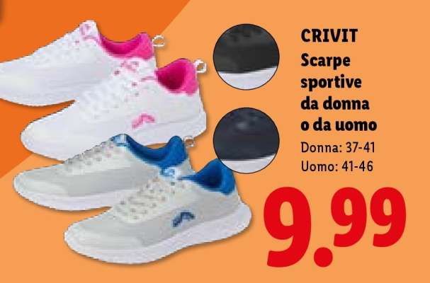 CRIVIT Scarpe sportive da donna o da uomo