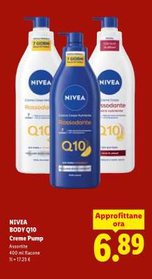 NIVEA BODY Q10 Creme Pump
