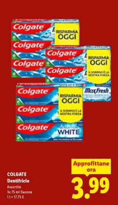 Colgate Dentifricio