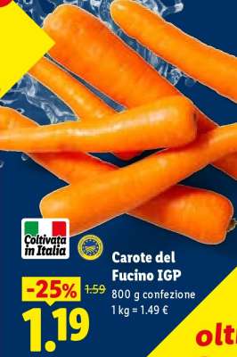 Carote del Fucino IGP