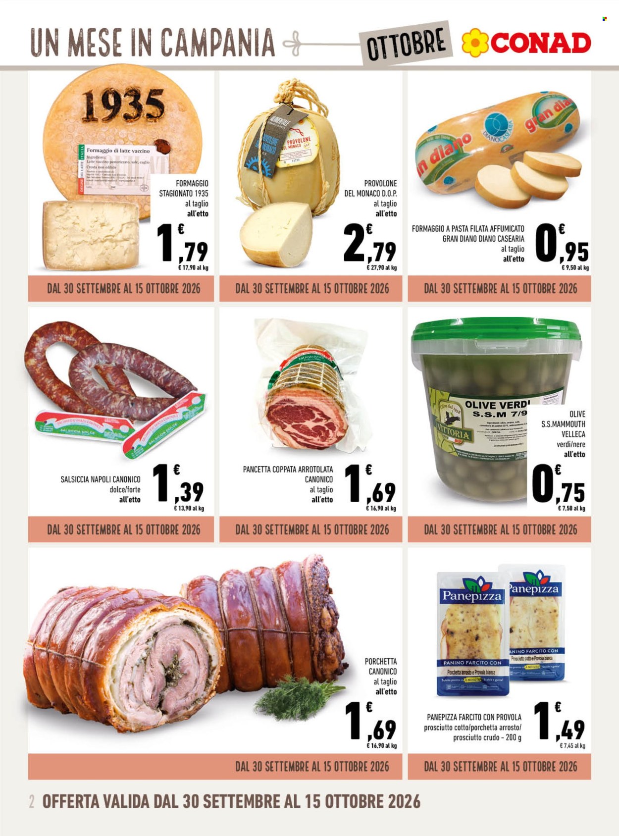 Volantino Conad - 30/9/2026 - 31/10/2026. Pagina 2