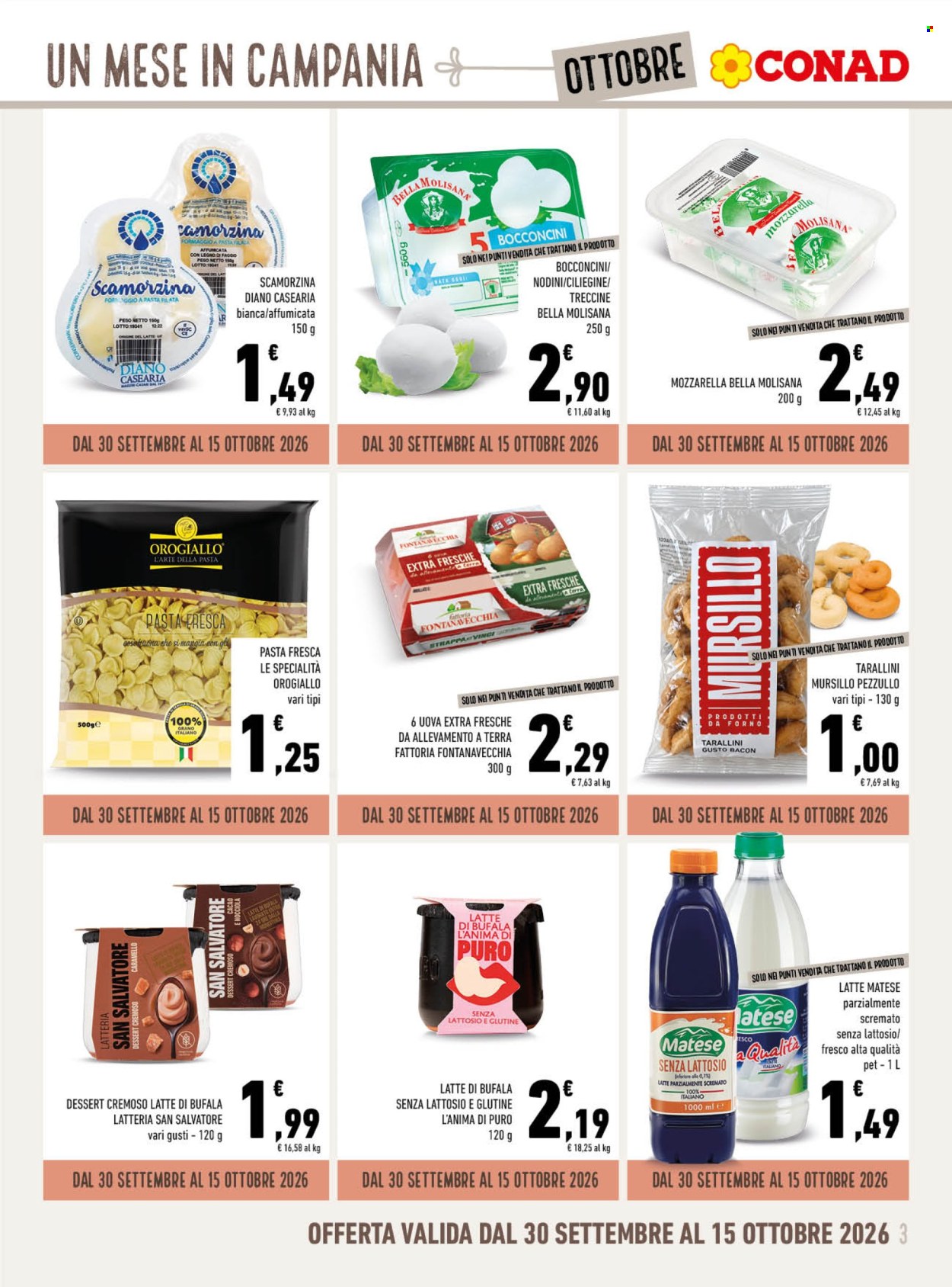 Volantino Conad - 30/9/2026 - 31/10/2026. Pagina 3
