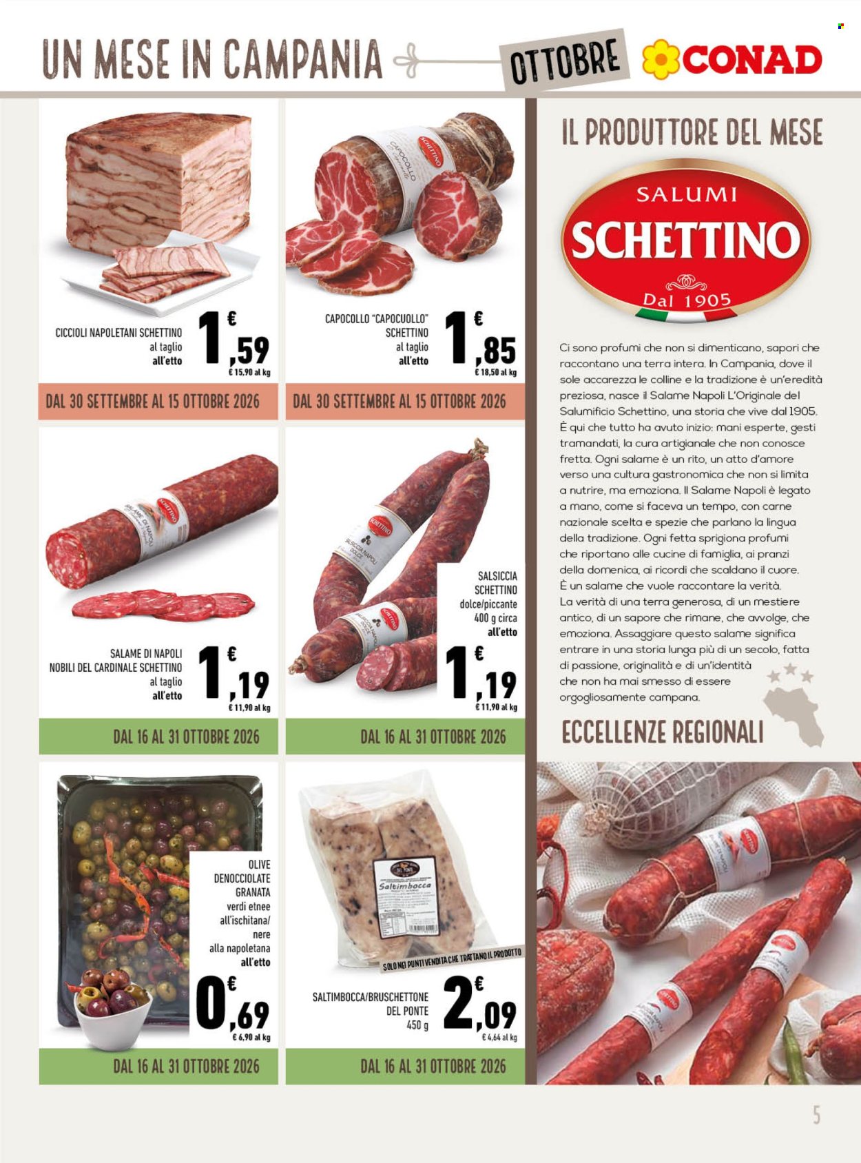 Volantino Conad - 30/9/2026 - 31/10/2026. Pagina 5