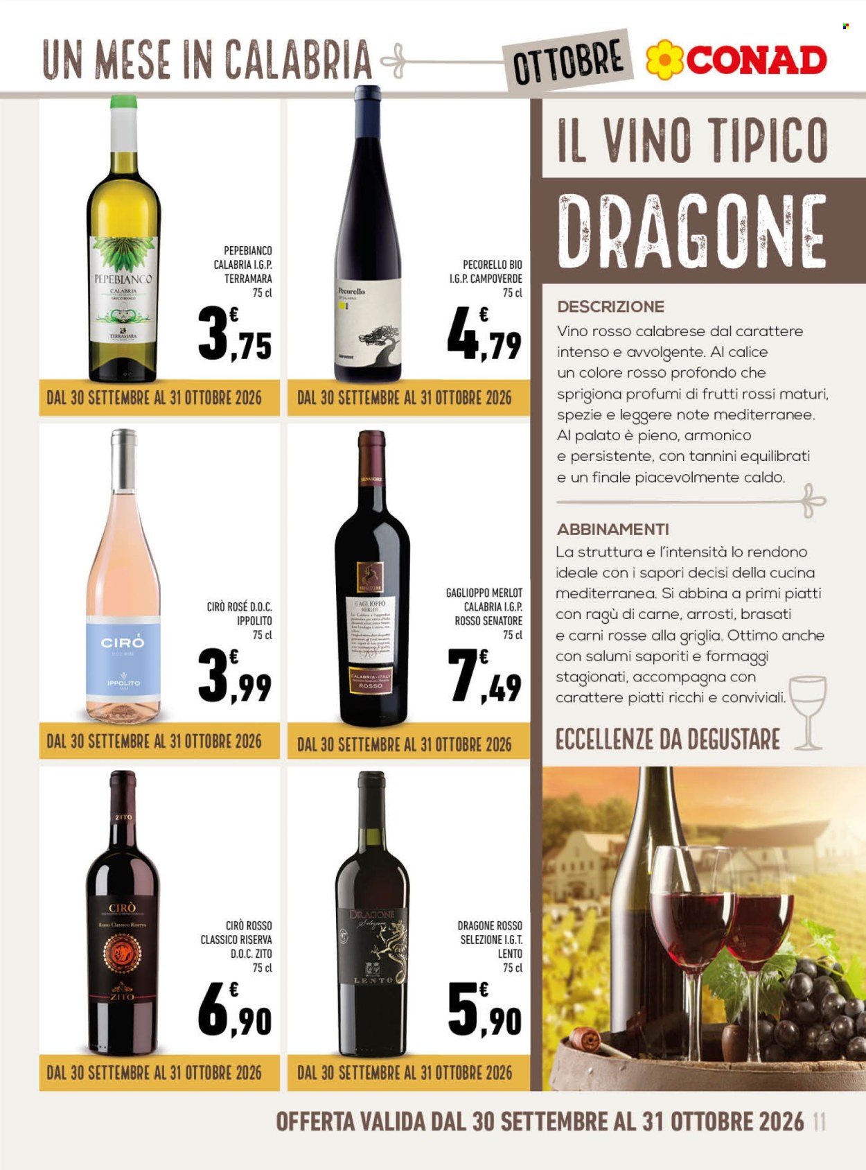 Volantino Conad - 30/9/2026 - 31/10/2026. Pagina 11