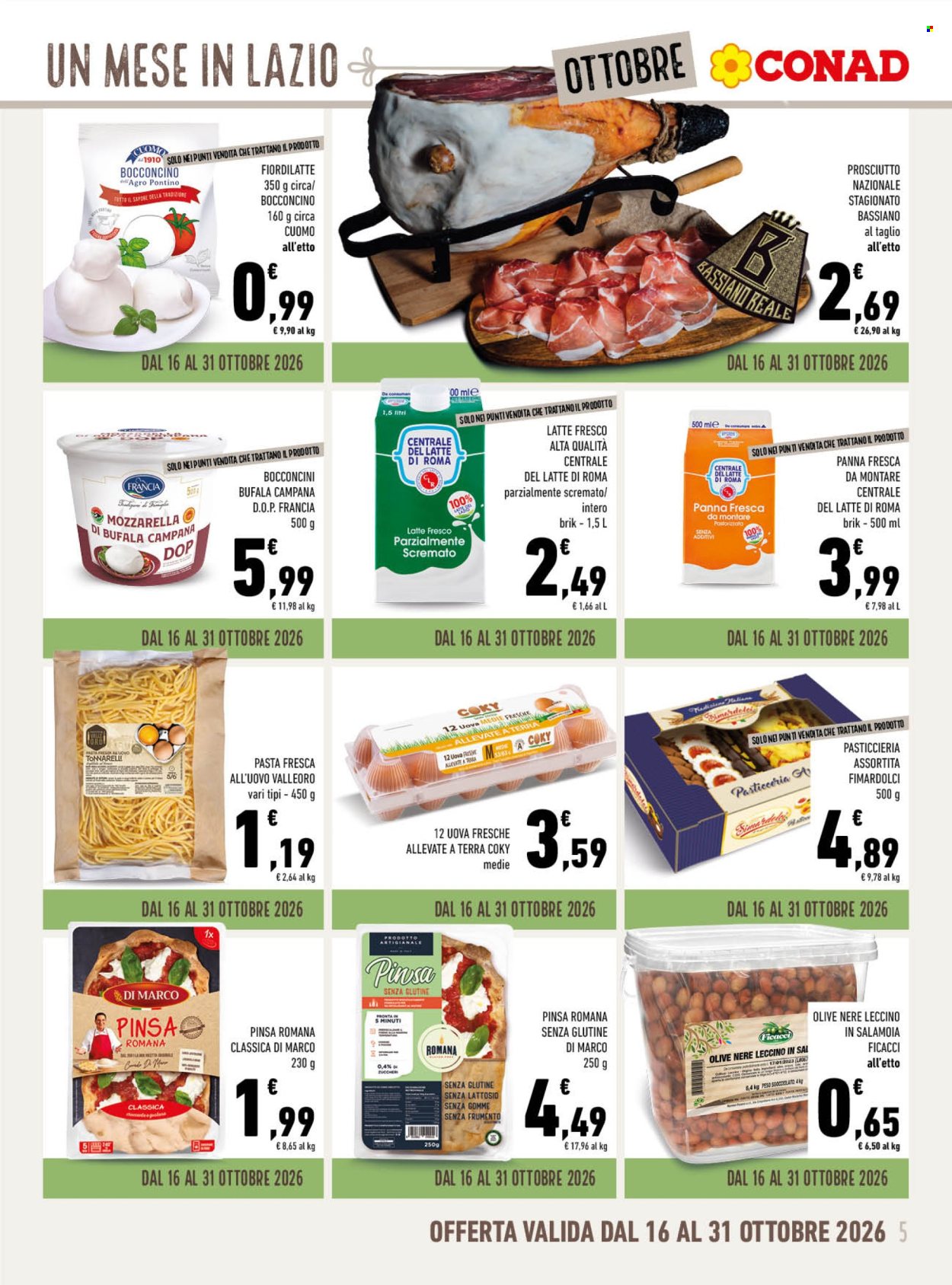 Volantino Conad - 30/9/2026 - 31/10/2026. Pagina 5