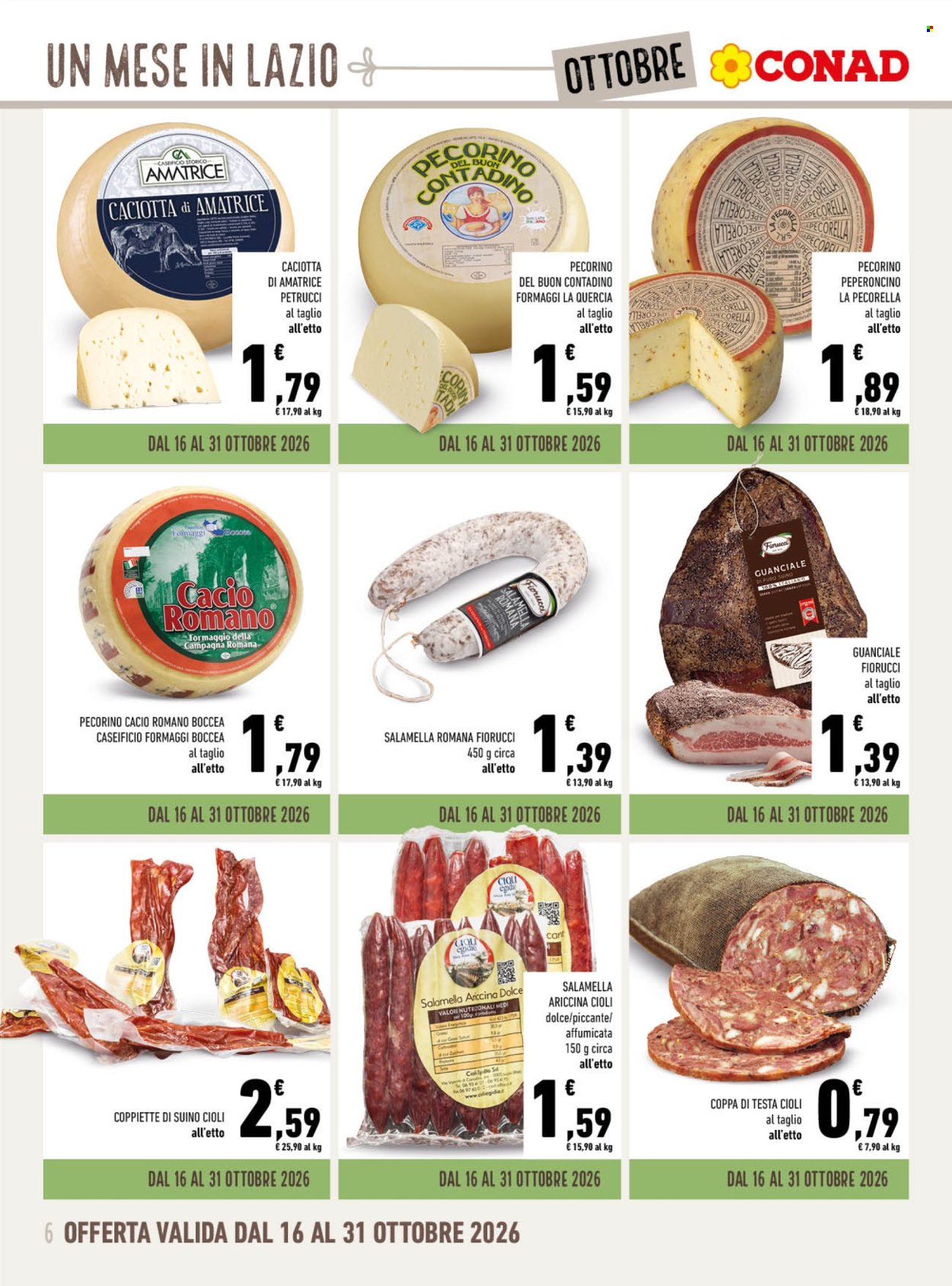 Volantino Conad - 30/9/2026 - 31/10/2026. Pagina 6