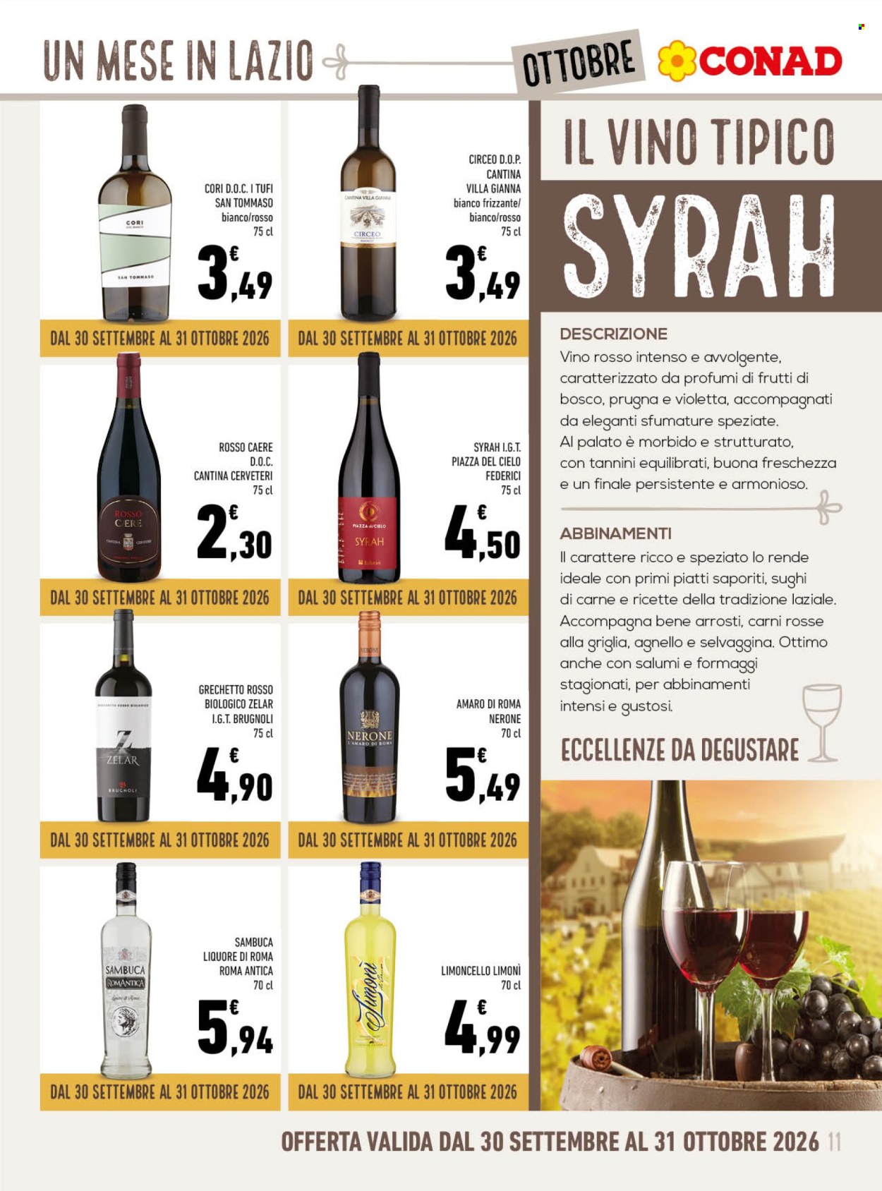 Volantino Conad - 30/9/2026 - 31/10/2026. Pagina 11