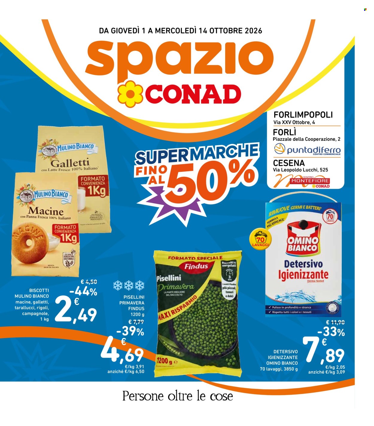 Volantino Spazio Conad - 1/10/2026 - 14/10/2026. Pagina 1