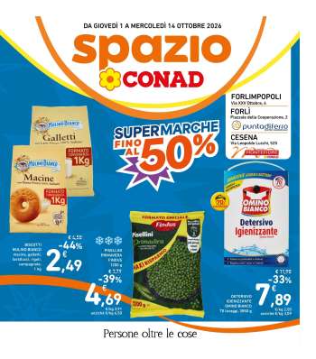 Volantino Spazio Conad - 1/10/2026 - 14/10/2026.