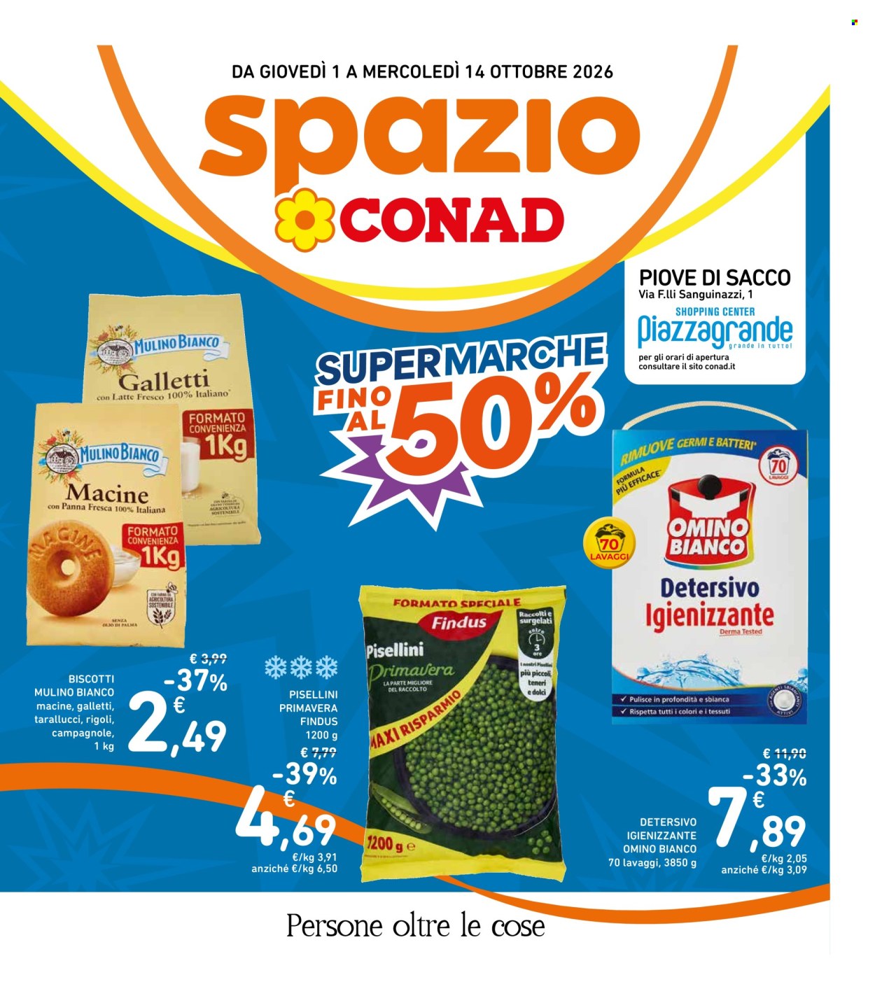Leták Spazio Conad - 1.10.2026 - 14.10.2026. Strana 1