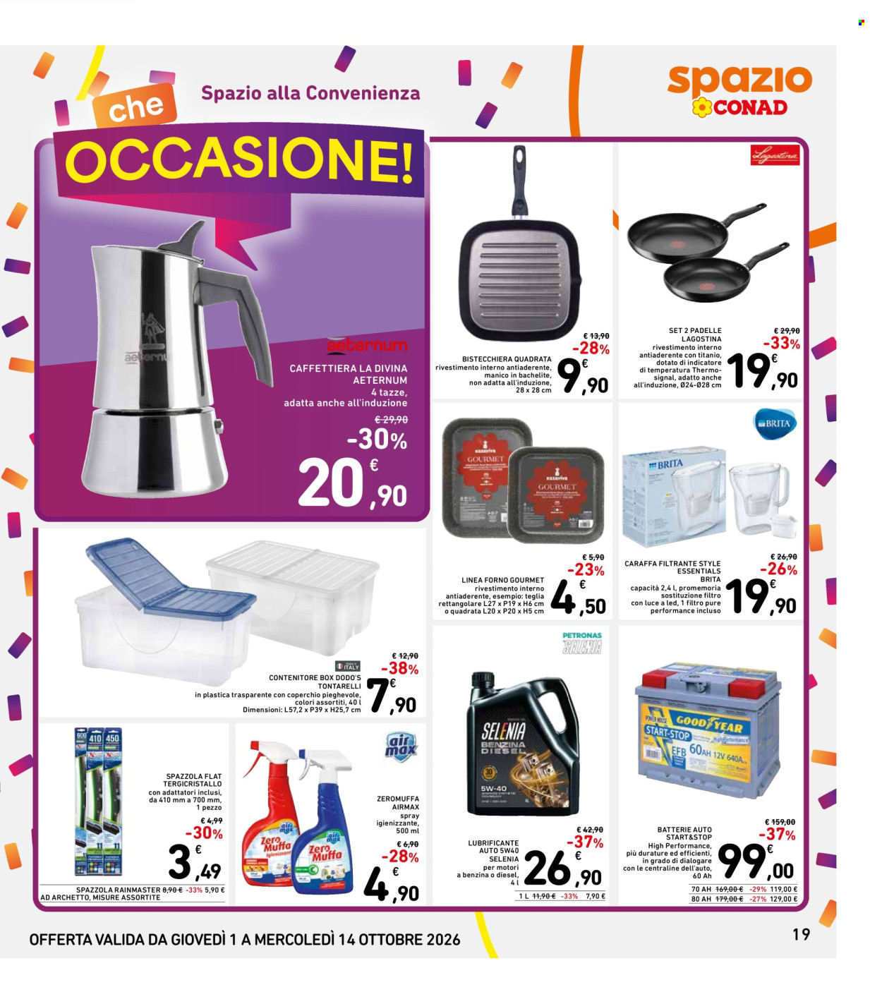 Leták Spazio Conad - 1.10.2026 - 14.10.2026. Strana 19