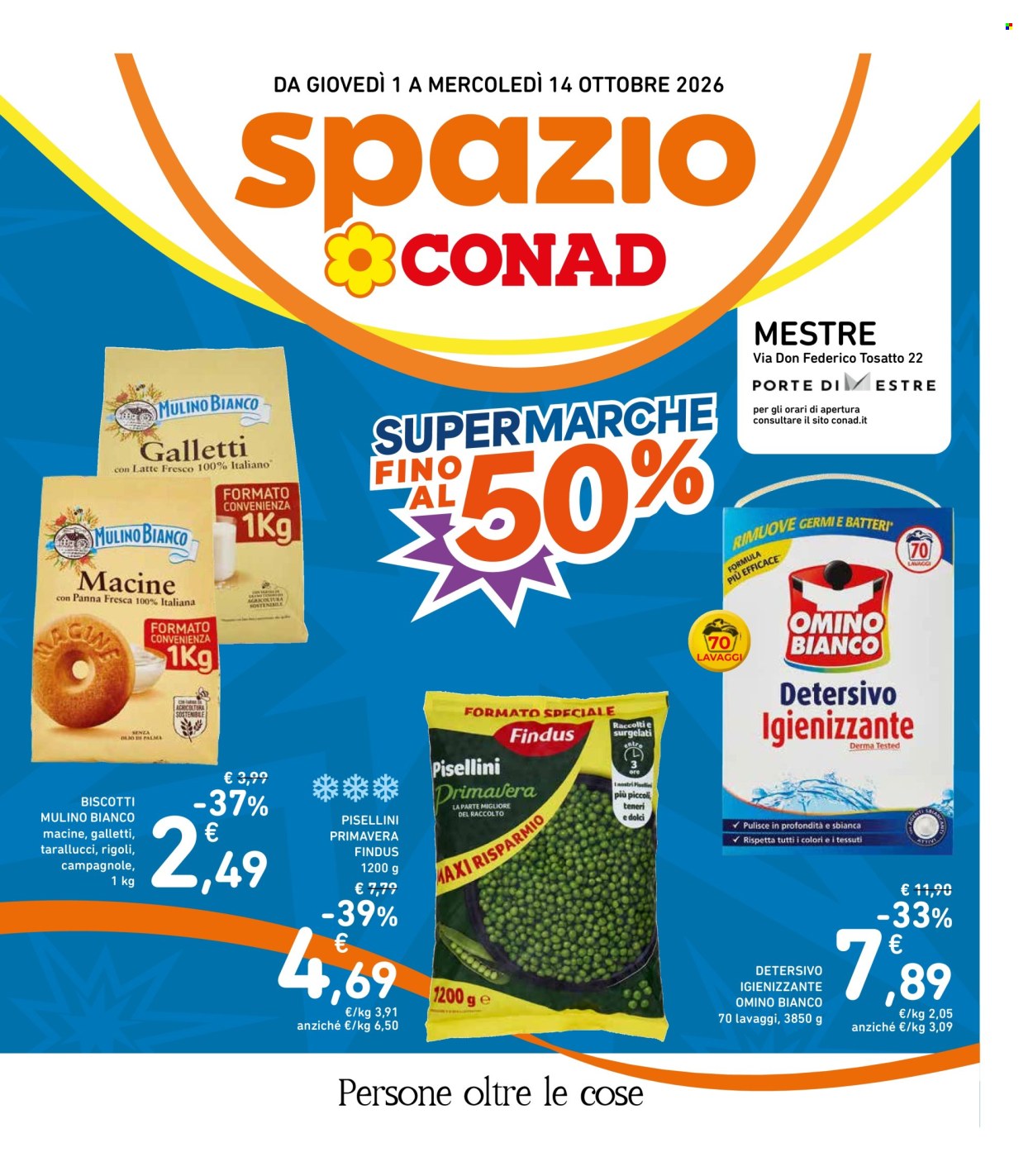 Leták Spazio Conad - 1.10.2026 - 14.10.2026. Strana 1