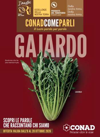 Volantino Conad - 8/10/2026 - 20/10/2026.