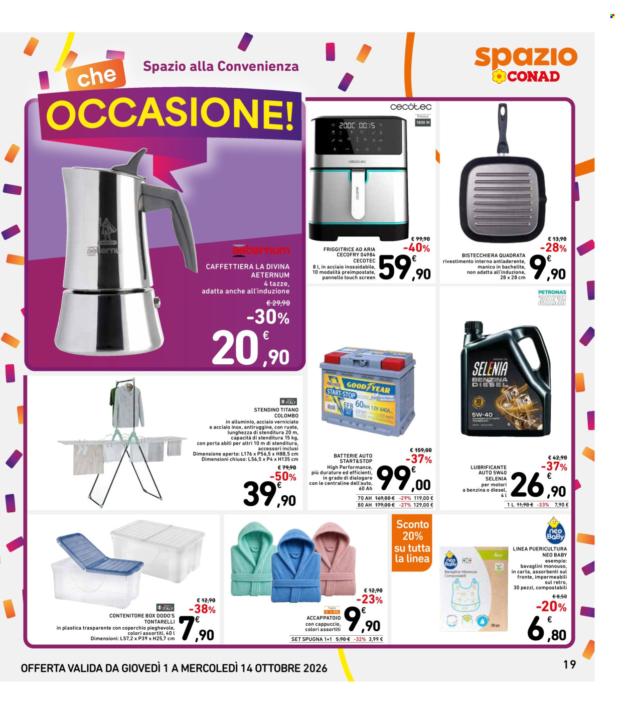 Volantino Spazio Conad - 1/10/2026 - 14/10/2026. Pagina 19