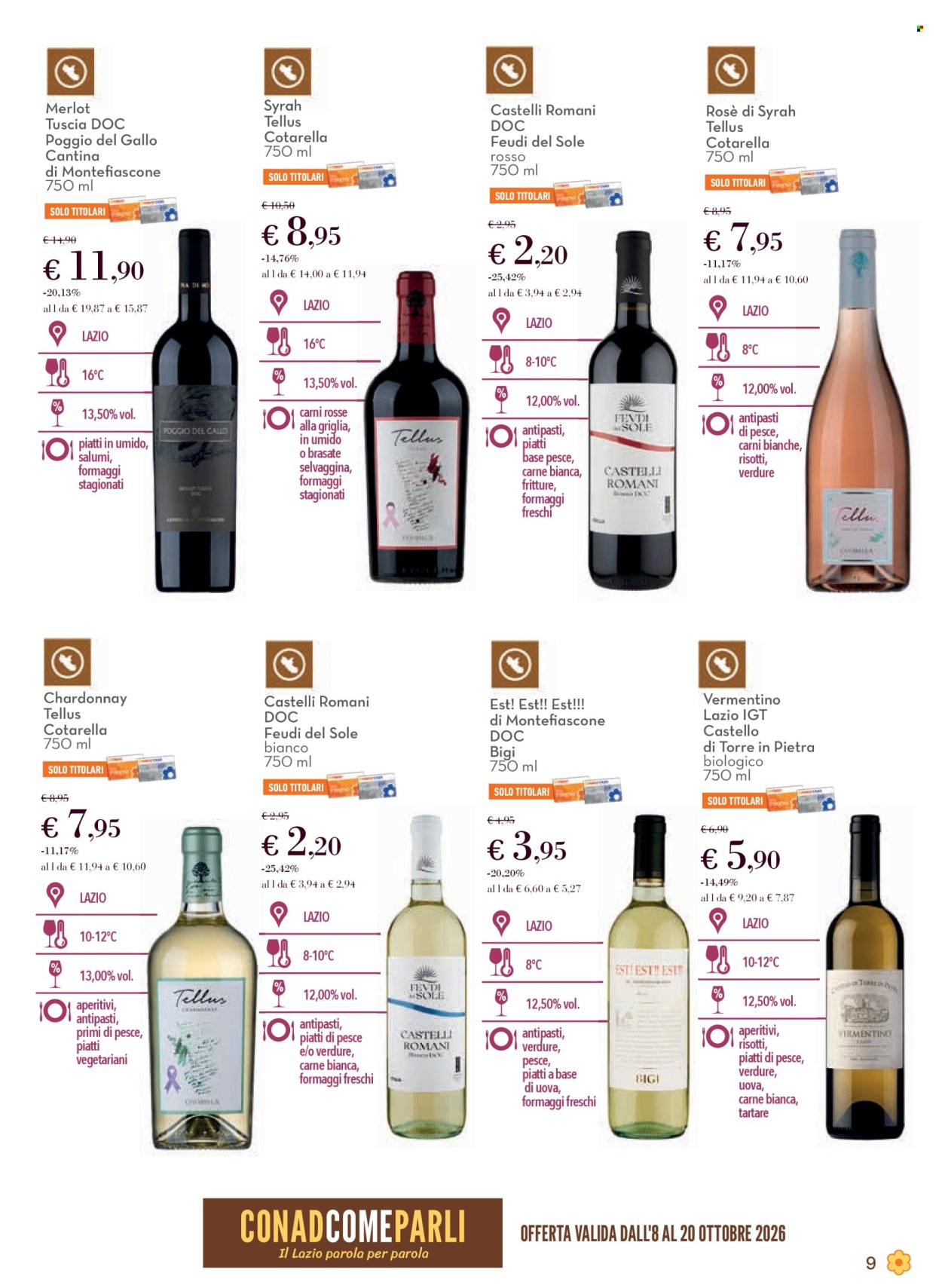Volantino Conad - 8/10/2026 - 20/10/2026. Pagina 9