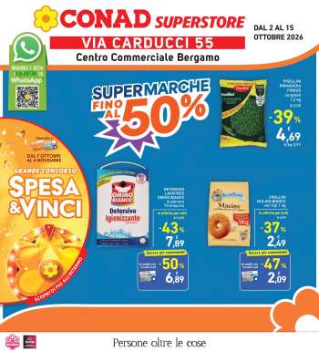 Volantino Conad Superstore - 2/10/2026 - 15/10/2026.
