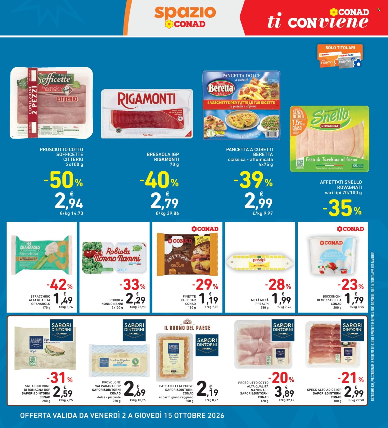 Leták Spazio Conad - 2.10.2026 - 15.10.2026. Strana 17