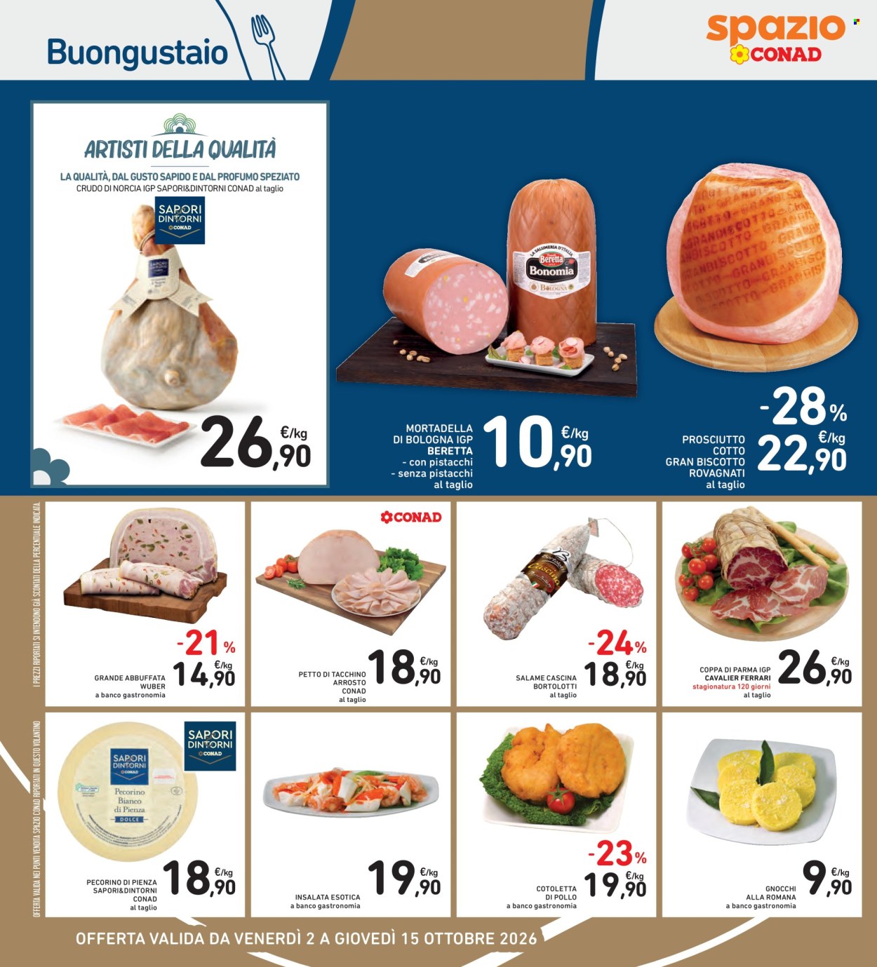 Leták Spazio Conad - 2.10.2026 - 15.10.2026. Strana 38