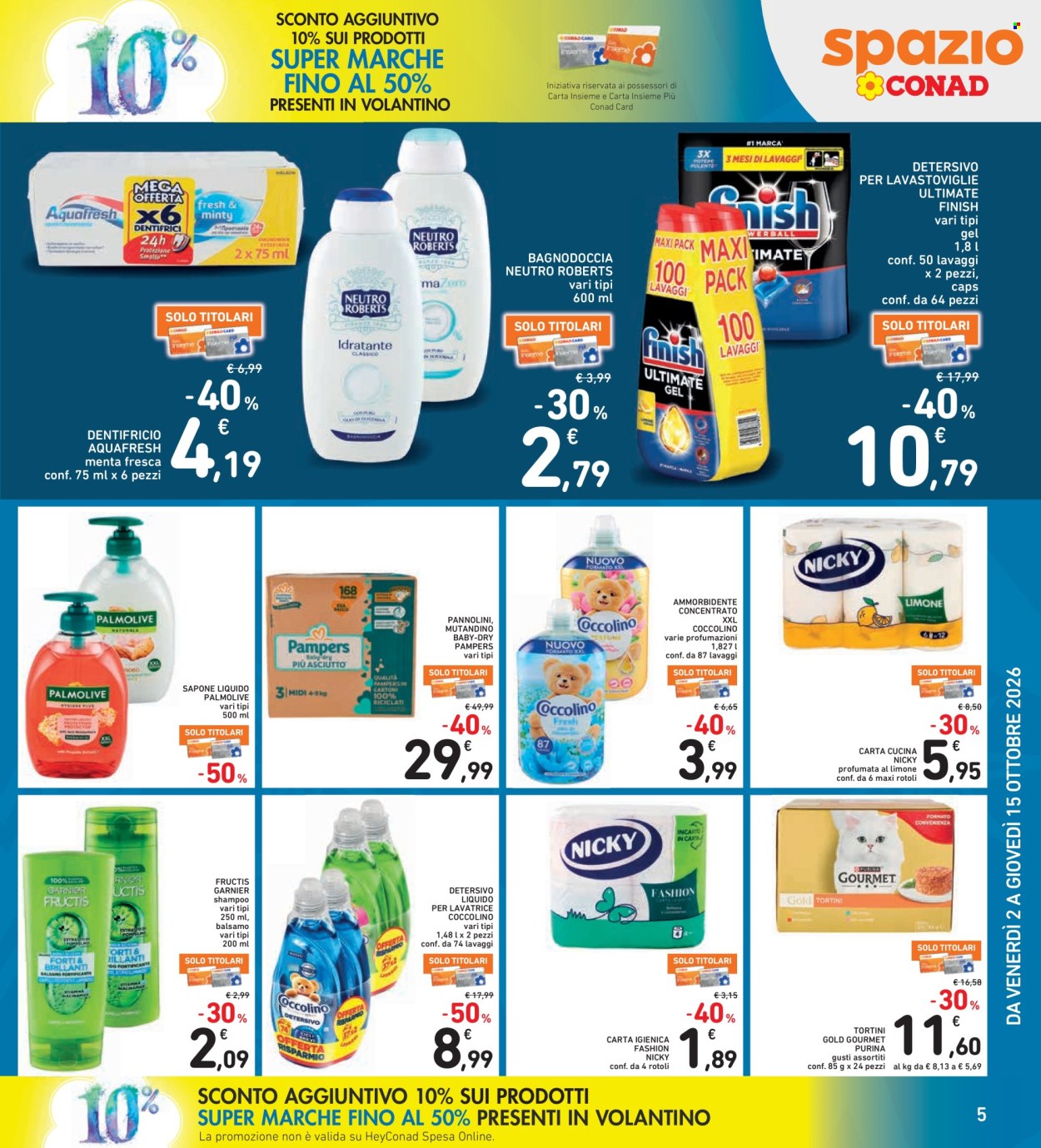 Leták Spazio Conad - 2.10.2026 - 15.10.2026. Strana 5