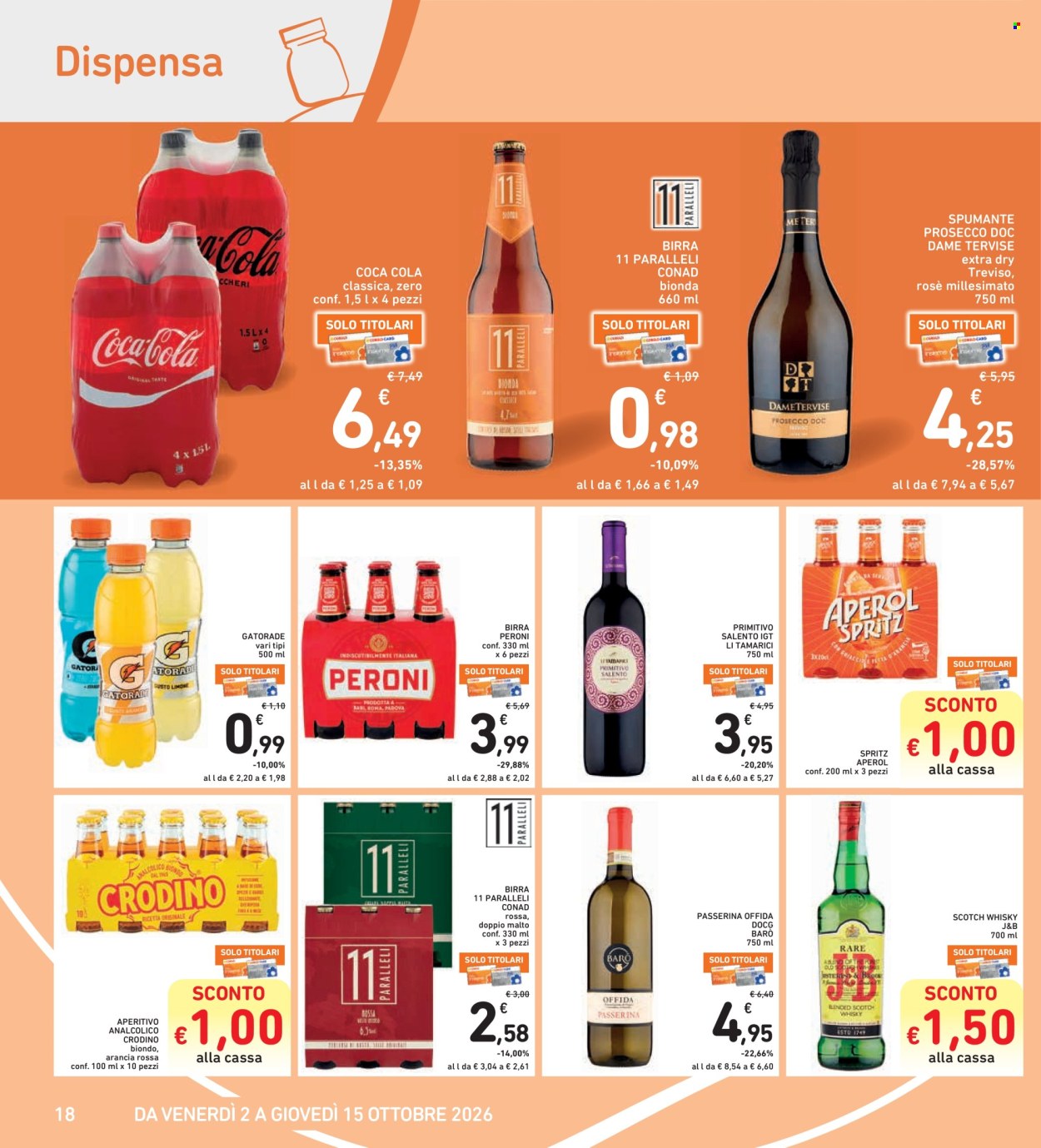 Leták Spazio Conad - 2.10.2026 - 15.10.2026. Strana 18