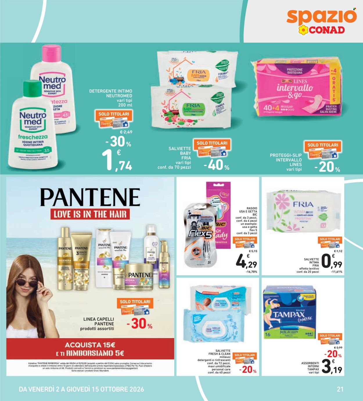 Leták Spazio Conad - 2.10.2026 - 15.10.2026. Strana 21