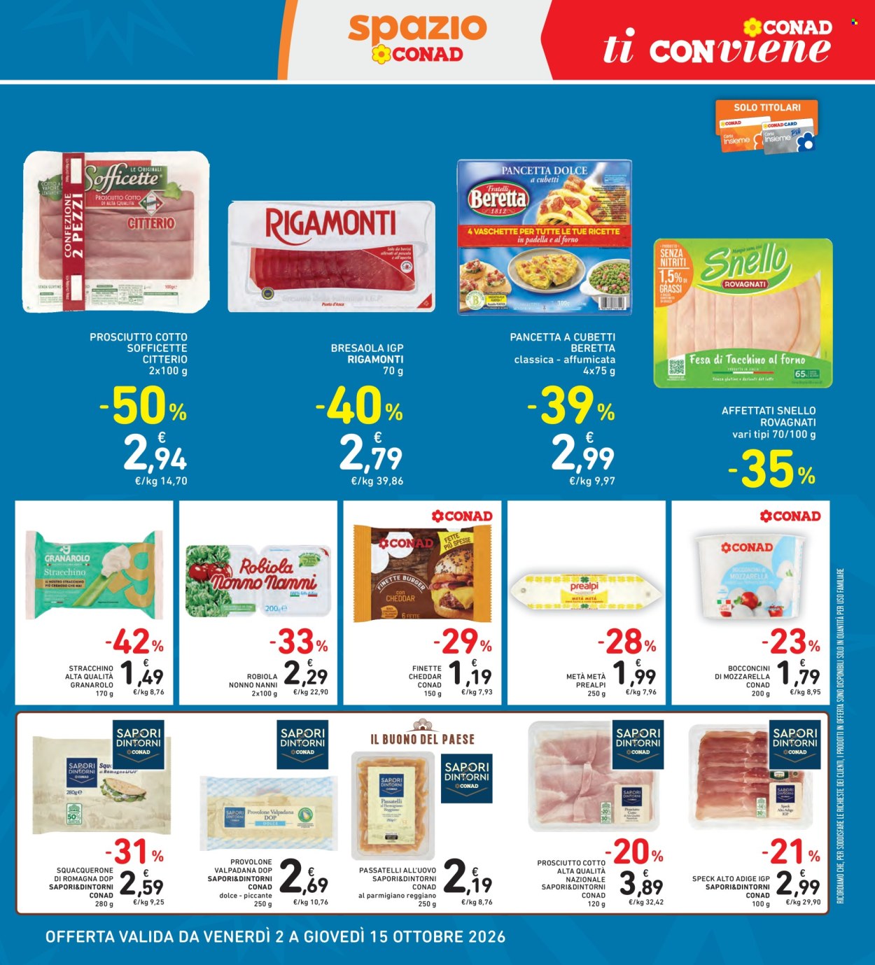 Leták Spazio Conad - 2.10.2026 - 15.10.2026. Strana 17