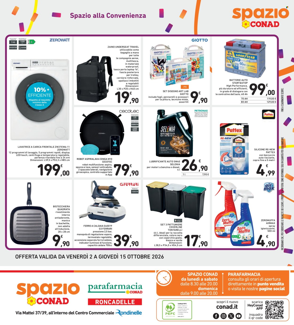 Leták Spazio Conad - 2.10.2026 - 15.10.2026. Strana 43