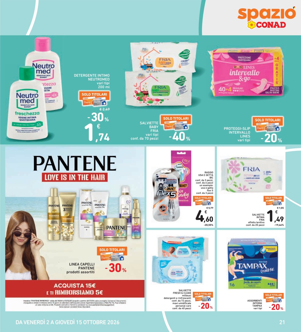 Leták Spazio Conad - 2.10.2026 - 15.10.2026. Strana 21