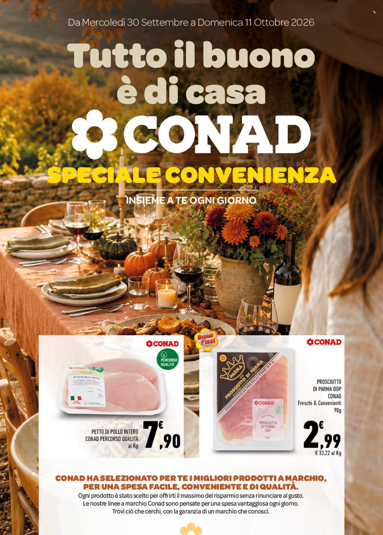 Volantino Conad - 30/9/2026 - 11/10/2026. Pagina 1