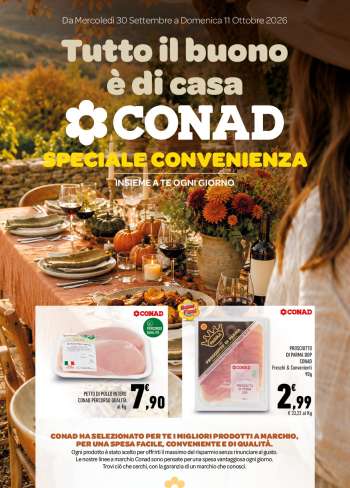 Volantino Conad - 30/9/2026 - 11/10/2026.