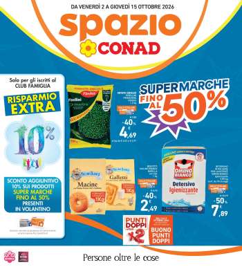 Volantino Spazio Conad - 2/10/2026 - 15/10/2026.