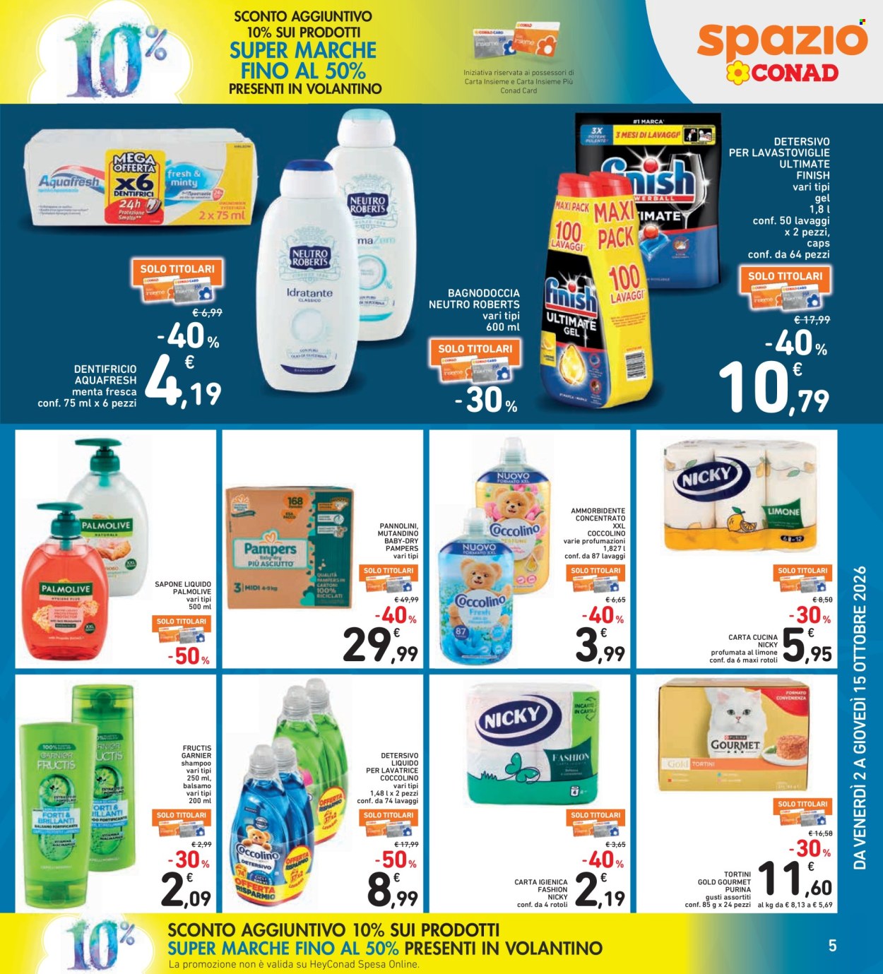 Volantino Spazio Conad - 2/10/2026 - 15/10/2026. Pagina 5
