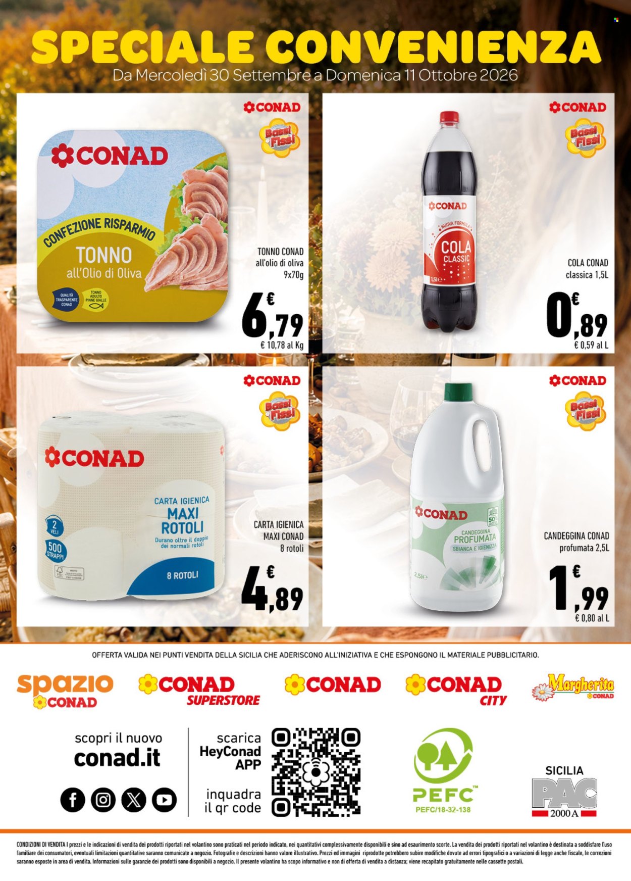 Volantino Conad - 30/9/2026 - 11/10/2026. Pagina 8