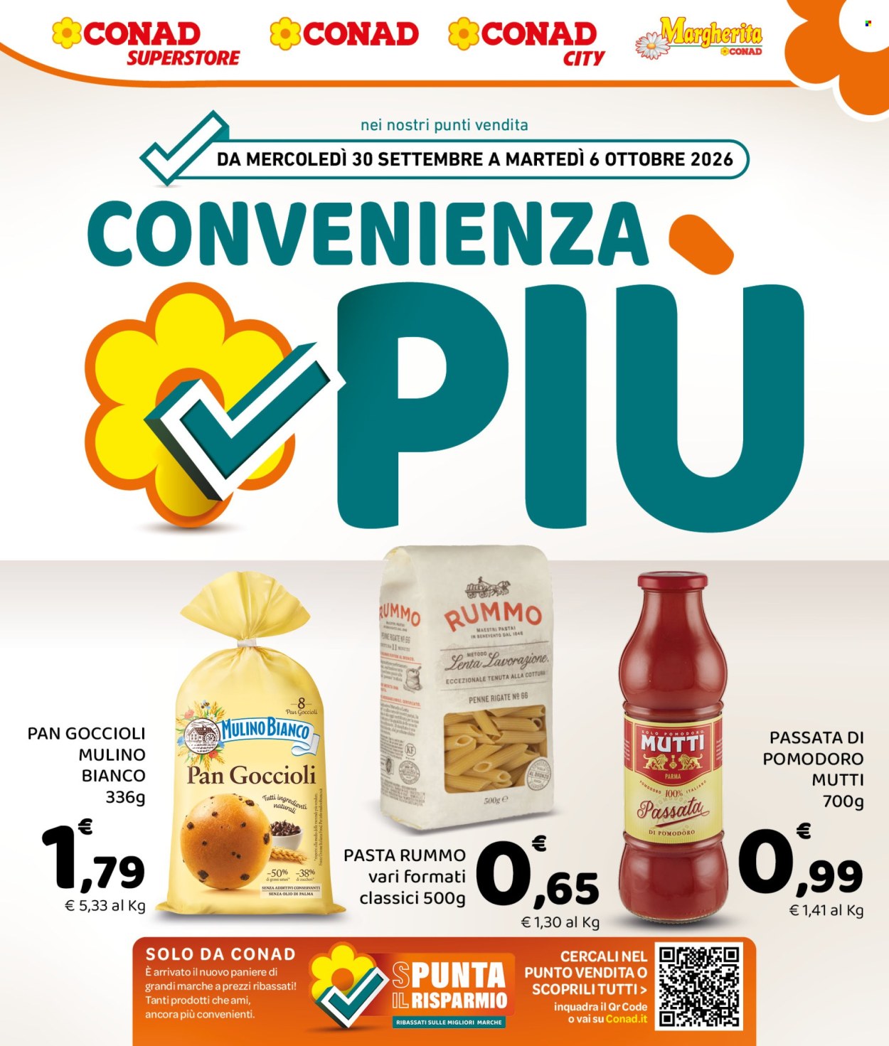Volantino Conad - 30/9/2026 - 6/10/2026. Pagina 1