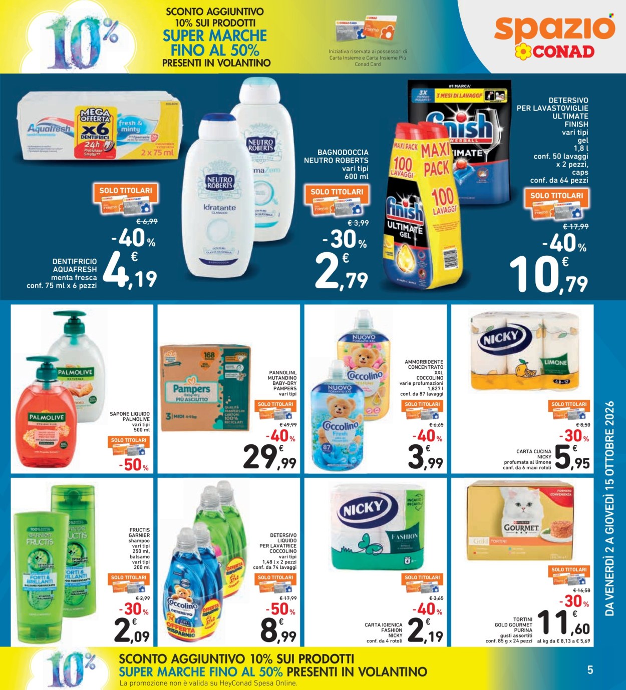Leták Spazio Conad - 2.10.2026 - 15.10.2026. Strana 5