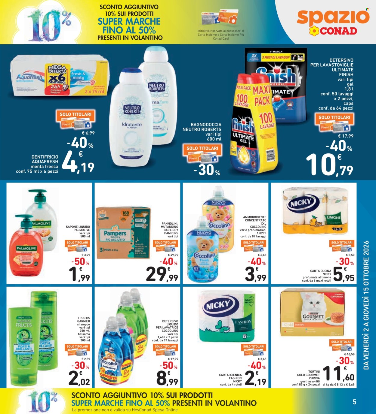 Volantino Spazio Conad - 2/10/2026 - 15/10/2026. Pagina 5