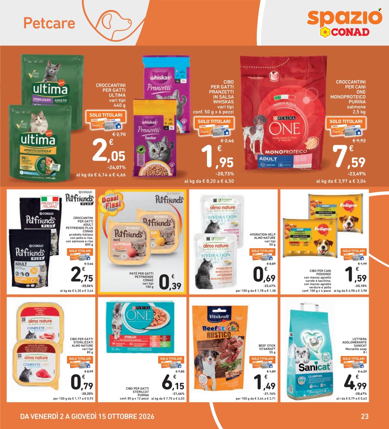 Leták Spazio Conad - 2.10.2026 - 15.10.2026. Strana 23