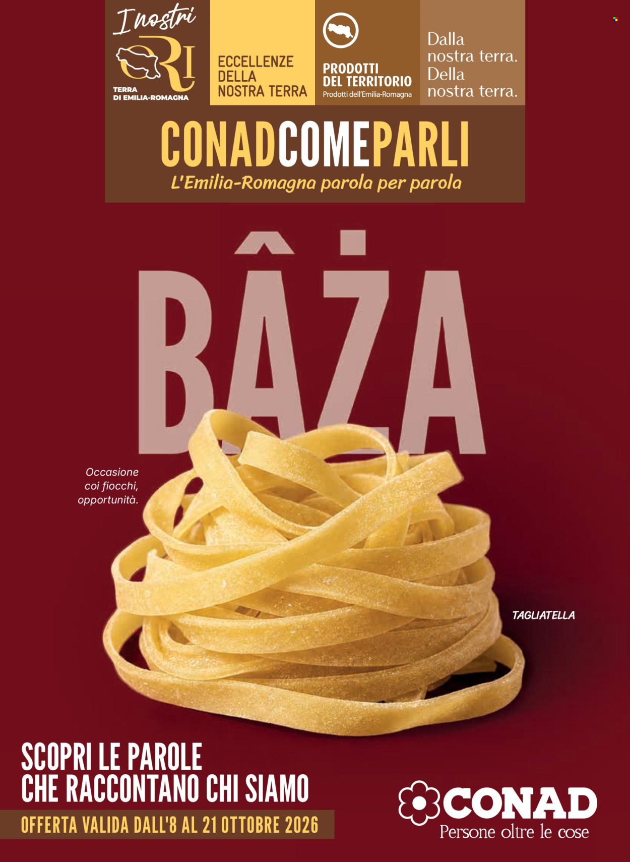 Volantino Conad - 8/10/2026 - 21/10/2026. Pagina 1