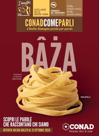 Volantino Conad - 8/10/2026 - 21/10/2026.