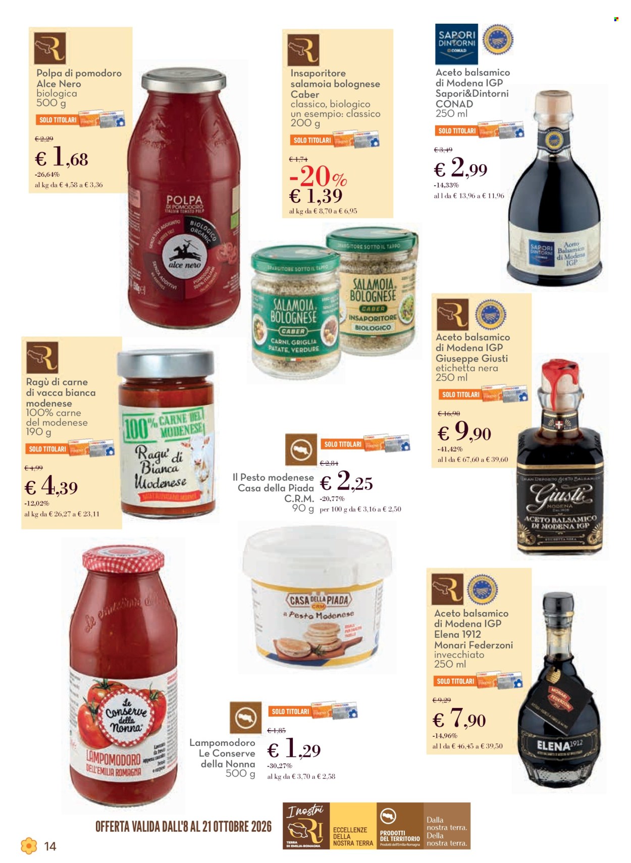 Volantino Conad - 8/10/2026 - 21/10/2026. Pagina 14