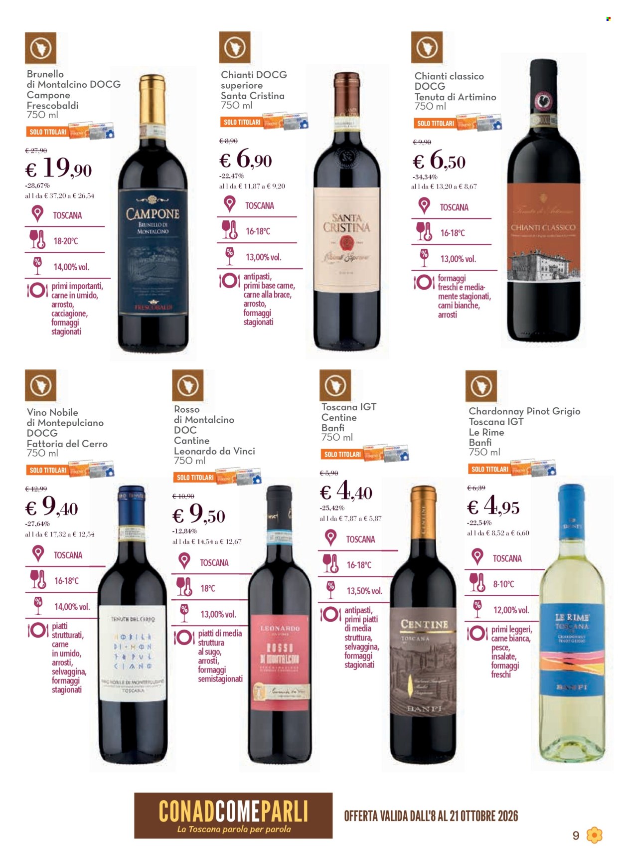 Volantino Conad - 8/10/2026 - 21/10/2026. Pagina 9