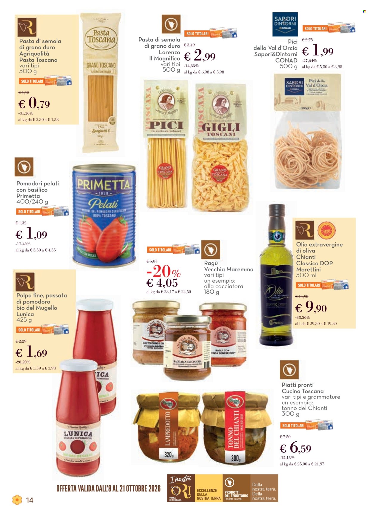 Volantino Conad - 8/10/2026 - 21/10/2026. Pagina 14